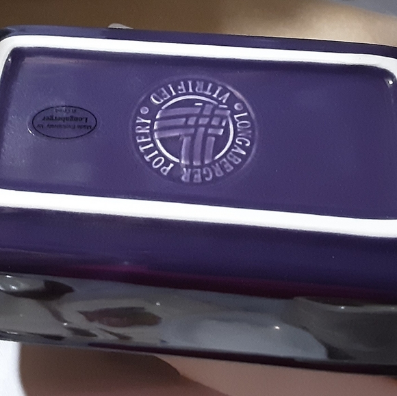 NIB EGGPLANT SM LOAF DISH - Picture 3 of 4